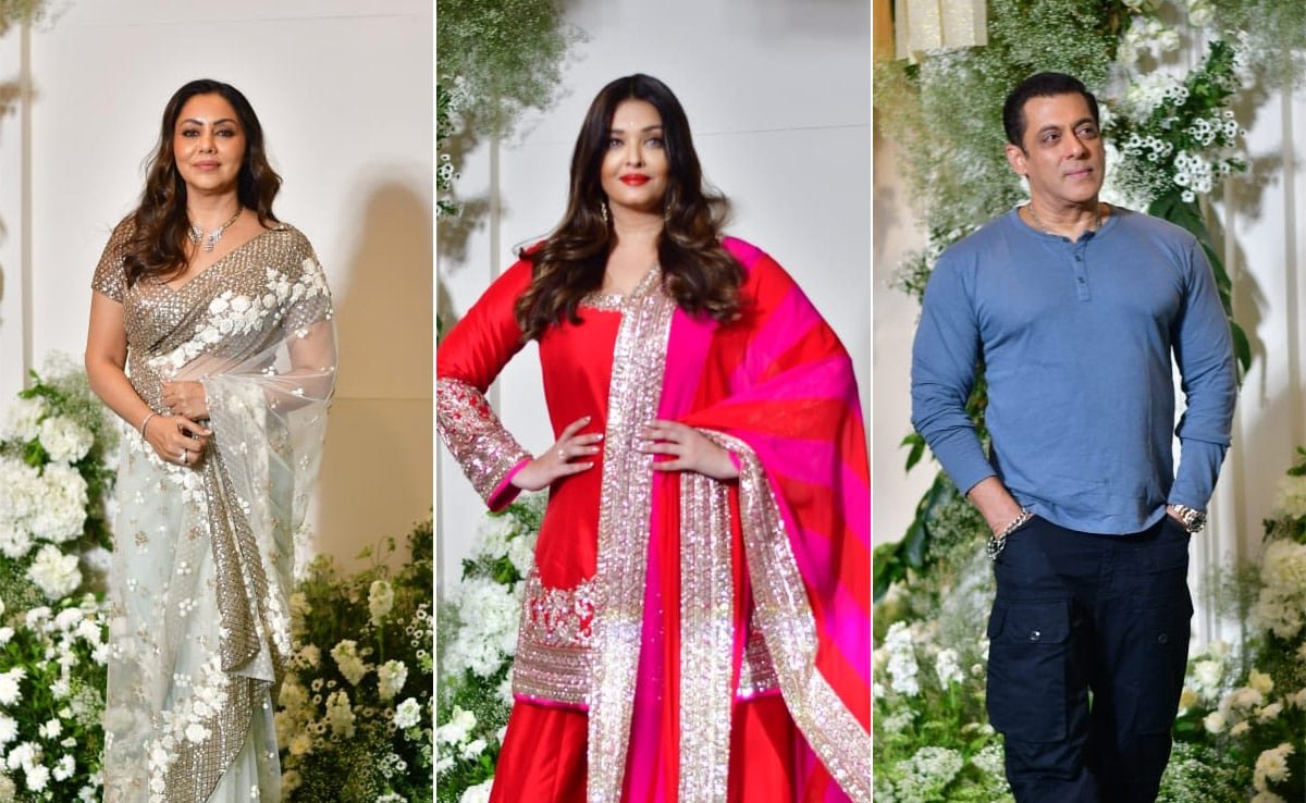 Salman Khan, Aishwarya Rai Bachchan, Gauri Khan Lead Celeb Roll Call At Manish Malhotra's Diwali Party