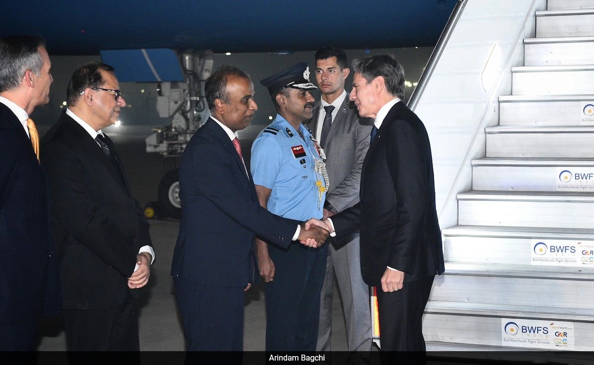 US State Secretary Antony Blinken Arrives In India For 2+2 Dialogue