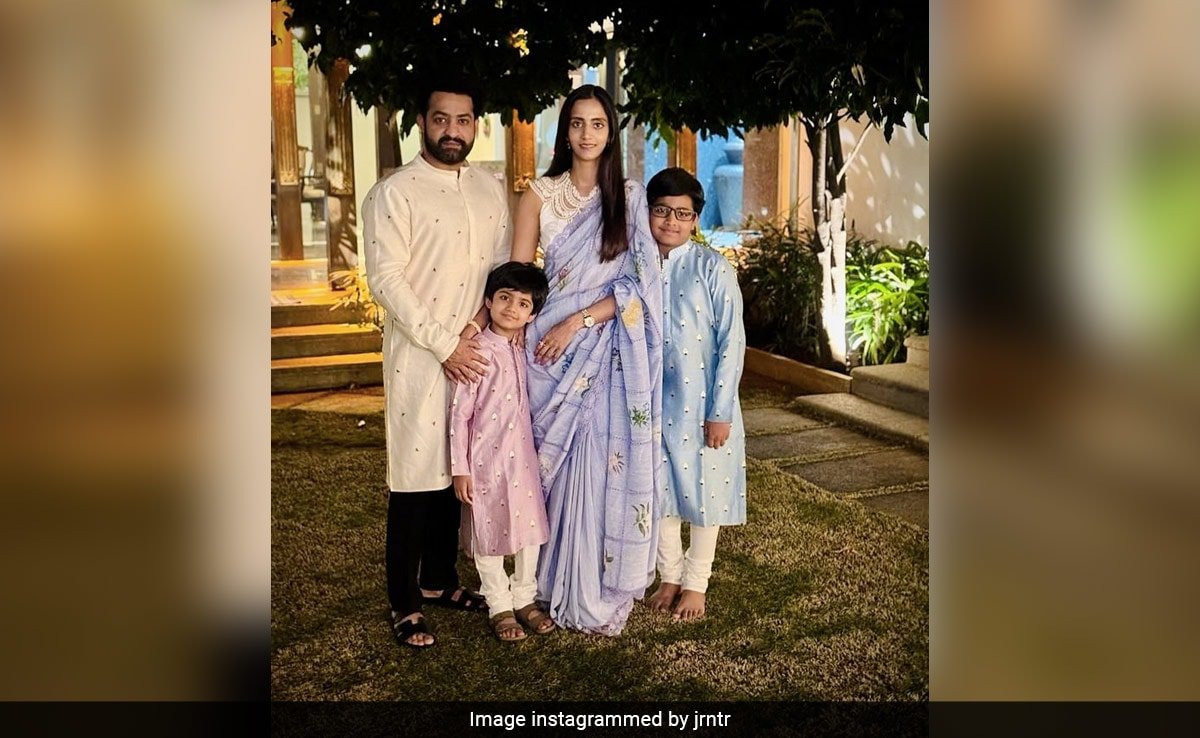 Diwali 2023: Inside Jr NTR's Famjam With Wife Lakshmi And Sons Abhay Ram-Bhargava Ram