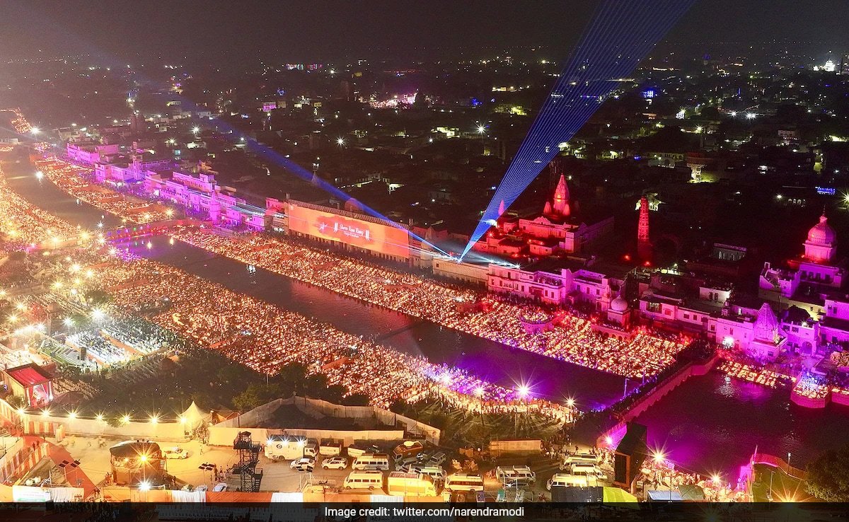 'Amazing, Unforgettable': See Ayodhya Pics Posted By PM Modi On Diwali